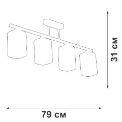 Потолочная люстра Vitaluce V4923-0/4PL