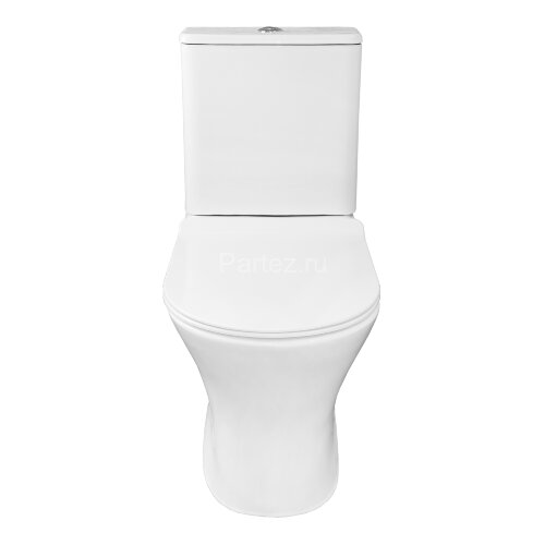 Унитаз-компакт Azario Verde 650х380х790 напольный, безободковый, с быстросъемным сиденьем микролифт 