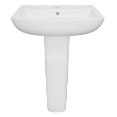 Раковина с пьедесталом Loranto Liri 550х425х830 санфаянс (CS-BMP009)