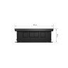 Конвектор внутрипольный Royal Thermo ATRIUM-110/300/1200-DG-U-AU