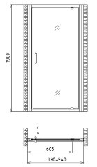 Душевая дверь Gemy Sunny Bay S28170