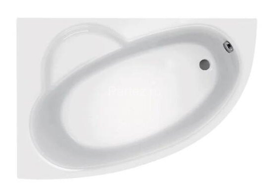 Roca WELNA Асимметричная акриловая ванна160Х100, левосторонняя