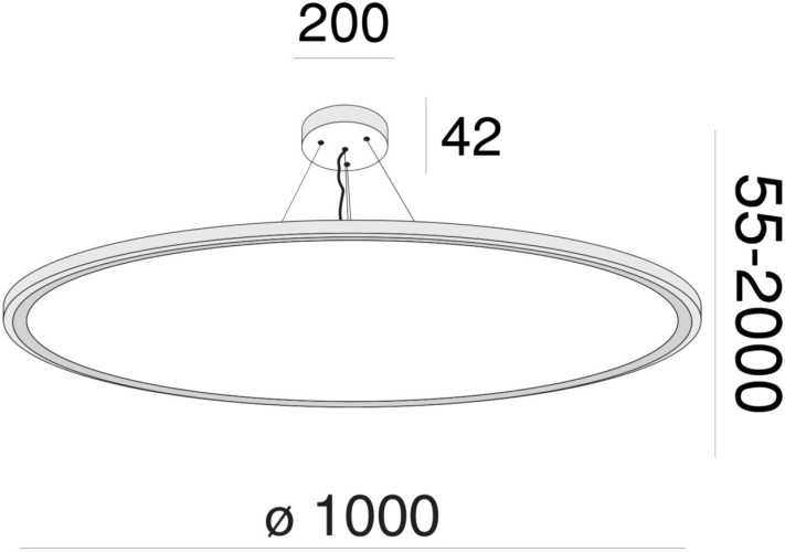 Подвесной светильник Maytoni MOD057PL-L96W4K