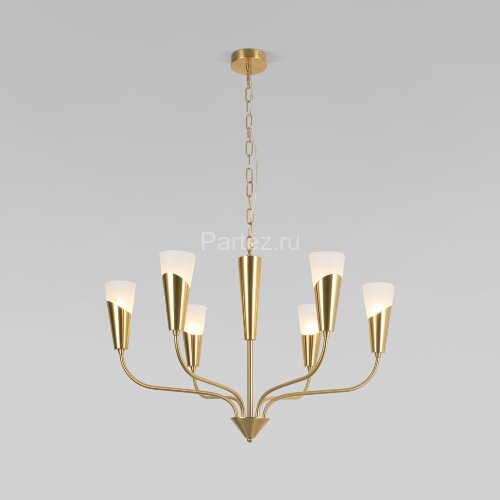 Подвесная люстра Eurosvet 60167/6 латунь
