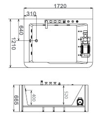 Акриловая ванна Gemy G9226 K