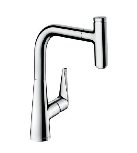 72822000 Talis Select S Смеситель для кухни 220, однорычажный, с выдвижным изливом