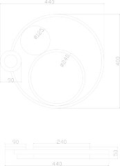 Потолочный светильник Arte Lamp A2690PL-1BK