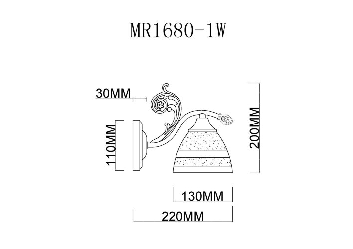 Бра MyFar MR1680-1W