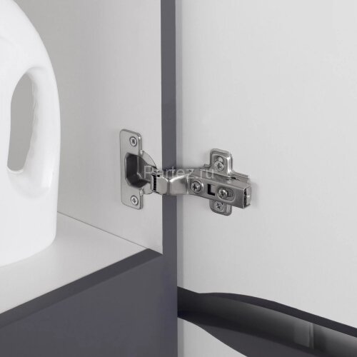 Пенал подвесной Итана Roberto 40 400х350х1550 правый, графит (CS00083702)