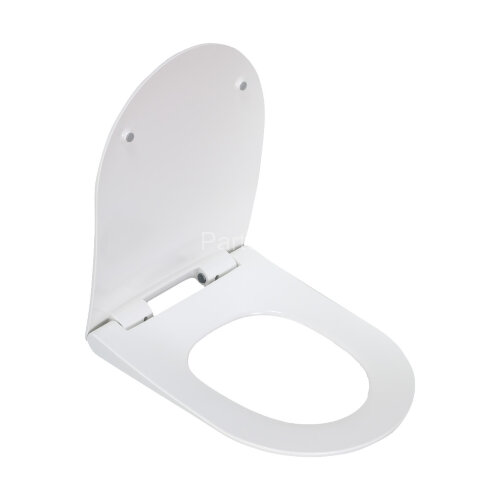 2014Sa сиденье для унитаза дюропласт с микролифтом, белое MELANA