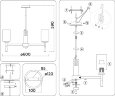 Потолочная люстра Ambrella LH56251