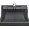 Раковина Aquaton Рейн 60 на стиральную машину, графит (1A72103KRW210)