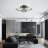 Потолочная люстра Natali Kovaltseva HIGH-TECH LED LAMPS 82022 BLACK