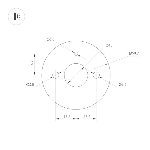 Настенный светильник Arlight 035683