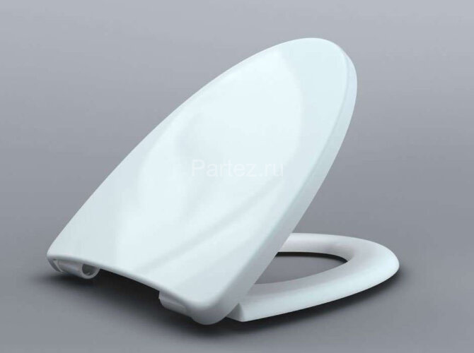 Крышка-сиденье для унитаза Haro Тинд быстросъемное стальное крепление микролифт с эксцентриком, бело