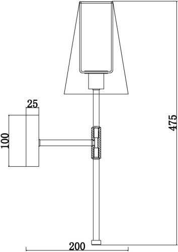 Бра Freya FR5196WL-01BBS