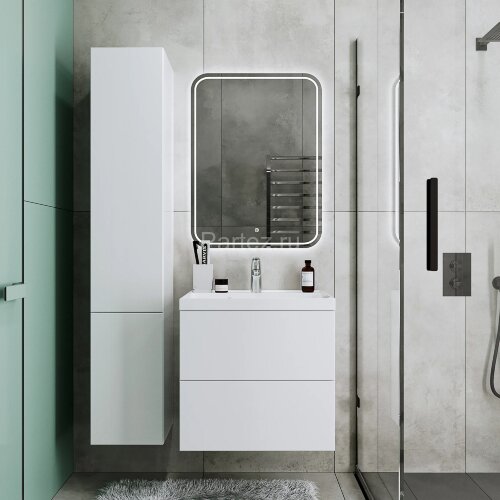 Пенал подвесной Итана ICON 30 300х320х1630 белый глянец (CS00082171)