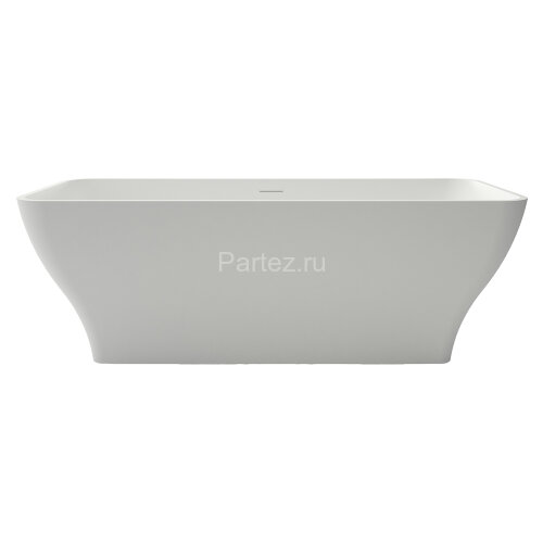 Ванна из искусственного камня Azario SAVANT 1700x700x600 свободностоящая белая матовая, с белым мато