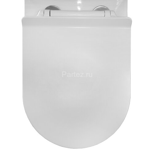 Унитаз-компакт Azario Mons 380х650х790 напольный, безободковый, с быстросъемным сиденьем микролифт (