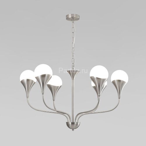 Подвесная люстра Eurosvet 60169/6 никель