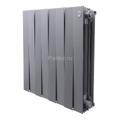 Биметаллический радиатор Royal Thermo PianoForte 500/100-8 (Silver Satin)