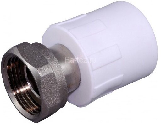 Муфта с накидной гайкой PPRC 32х1.1/4" Aquapipe