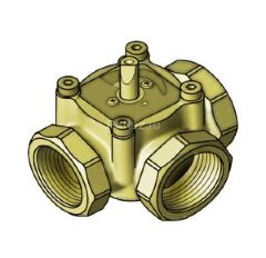 Вентиль поворотный 3-х ход. ВР Meibes LE EM3-40-26, DN40