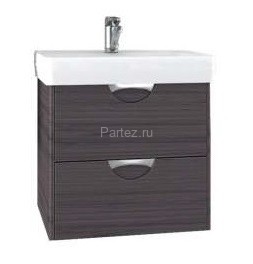 Тумба под раковину AQUATON СИЛЬВА 60 напольная, Дуб Макиато (1A211801SIW50)