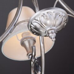 Потолочная люстра Eurosvet 60069/5 серебро