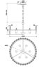 Подвесная люстра Maytoni MOD043PL-06CH