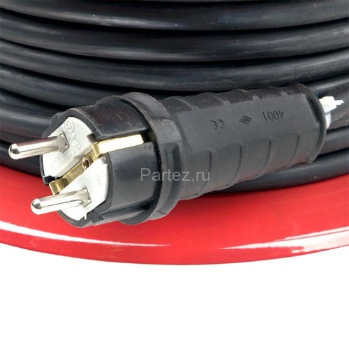 Удлинитель на катушке 4х50м с заземл. 16А IP20 Гефест 2.0 3.5кВт КГ 3х2.5 с предохранителем PROxima