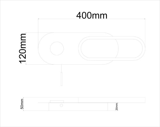 Настенный светильник Arte Lamp A2602AP-10WH