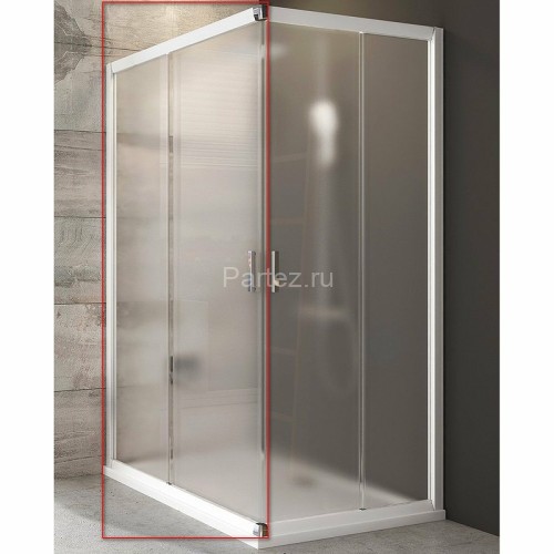 Душевая дверь Ravak раздвижная 120х190, толщина полотна 6мм универсальная, цвет профиля белый