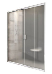 Душевая дверь Ravak Blix раздвижная 161х190, толщина полотна 6мм универсальная, цвет профиля хром