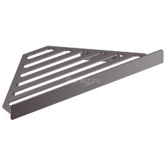 Полка для душа угловая Hansgrohe AddStoris, шлифованный черный хром (41741340)