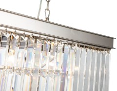 Подвесная люстра iLamp 6119-800 NICKEL