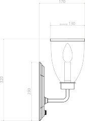 Бра Covali WL-38007