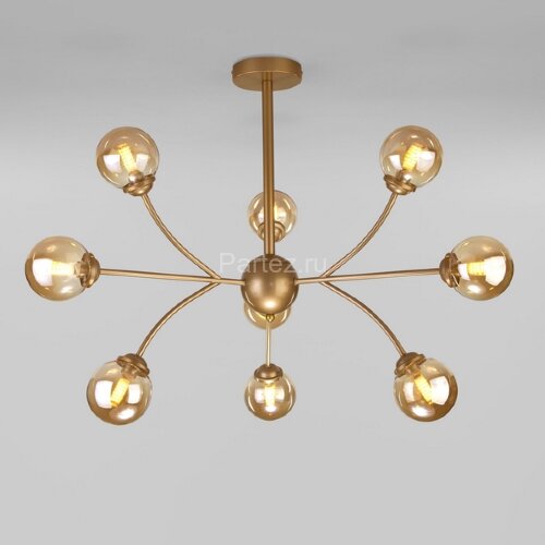 Потолочная люстра Eurosvet 30179 матовое золото