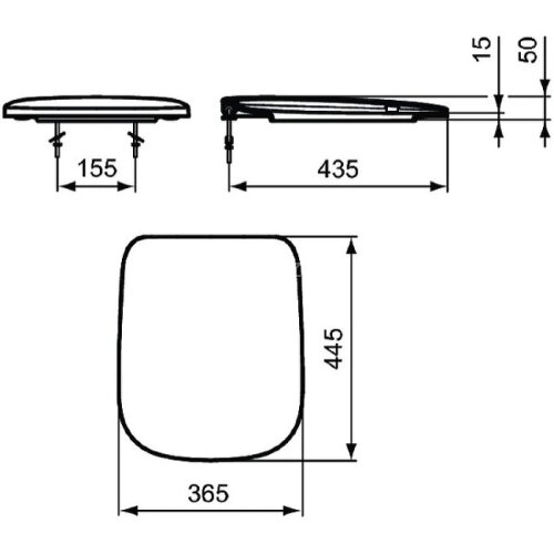 Крышка-сиденье для унитаза Ideal Standard I life A (T481301)