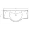 Z_AMERICA Раковина 1050 мм