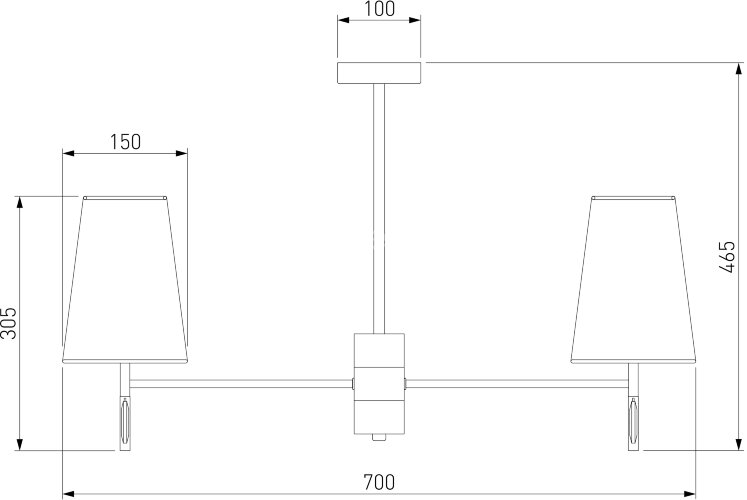 Потолочная люстра Eurosvet 60137/6 золото