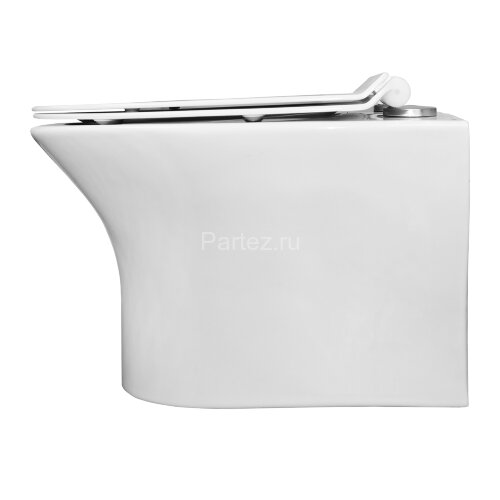 Сет LORANTO Инсталляция + унитаз Azario FRETTA ROUND подвесной, безободковый, с быстросъемным сидень