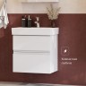 Тумба под раковину Roca Oleta 60 подвесная, 2 ящика, белый глянец (A857638806)