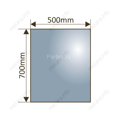 Зеркало с LED-подсветкой MELANA-5070 (MLN-LED001)