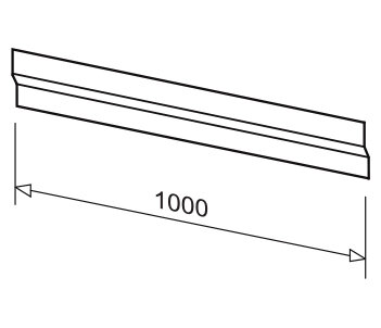 Панель Ravak PERSEUS-100 SET L белая (A82AA01010)
