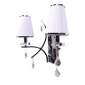Бра Lumina Deco LDW 66247-2 WT+CHR