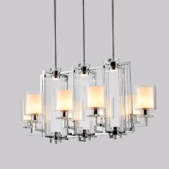 Потолочная люстра iLamp RM6201-8P CR+CL