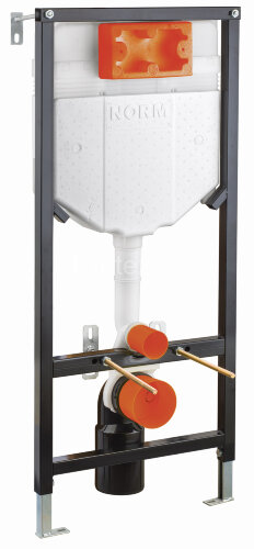 Комплект Norm Fit L-BoxFit подвесной унитаз с сиденьем из дюропласта с микролифтом, инсталляция, дву