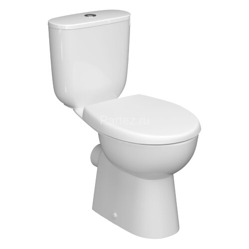 Унитаз-компакт Керамин Гольф R Инкоэр 360х620х750 напольный, с жестким сиденьем, с двухрежимной спус