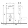Инсталляция для подвесного унитаза Pestan Fluenta (40006356)